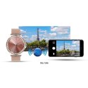Smartwatch Damski VELTORI VT320-1 Złota Bransoleta + Różowy Pasek Silikonowy VELTORI