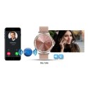 Smartwatch Damski VELTORI VT320-1 Złota Bransoleta + Różowy Pasek Silikonowy VELTORI