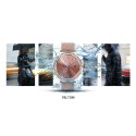 Smartwatch Damski VELTORI VT320-1 Złota Bransoleta + Różowy Pasek Silikonowy VELTORI