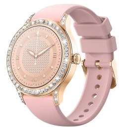 Smartwatch Damski VELTORI VT360-1 Różowy Pasek Silikonowy VELTORI