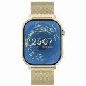 Smartwatch Gravity GT15-7 Różowy Pasek Silikonowy + Złota Bransoleta Gravity