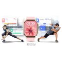 Smartwatch Gravity GT15-7 Różowy Pasek Silikonowy + Złota Bransoleta Gravity