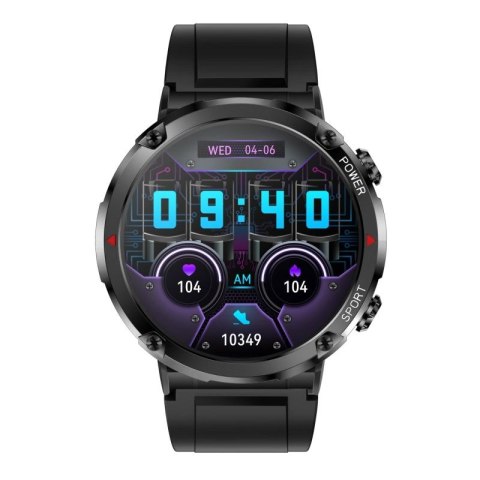 Smartwatch Gravity GT21-2 + Pomarańczowy Pasek Silikonowy Gravity