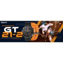 Smartwatch Gravity GT21-2 + Pomarańczowy Pasek Silikonowy Gravity