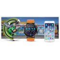 Smartwatch Gravity GT21-2 + Pomarańczowy Pasek Silikonowy Gravity