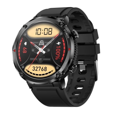 Smartwatch Gravity GT21-4 + Czarny Pasek Silikonowy Gravity