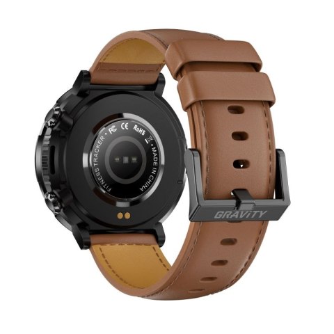 Smartwatch Gravity GT21-4 + Czarny Pasek Silikonowy Gravity