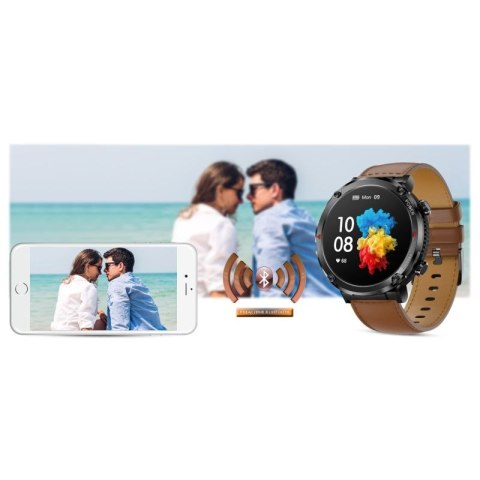 Smartwatch Gravity GT21-4 + Czarny Pasek Silikonowy Gravity