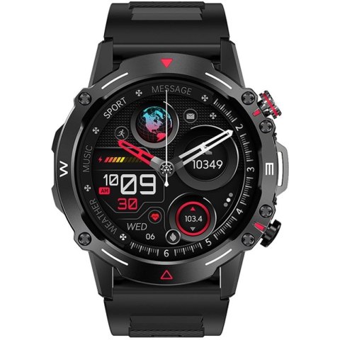 Smartwatch VELTORI VT110-1 Czarny Pasek Silikonowy VELTORI