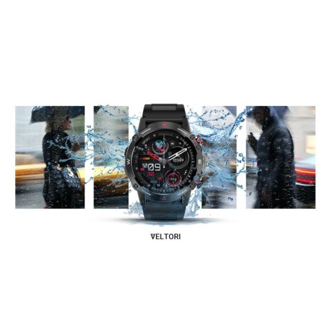 Smartwatch VELTORI VT110-1 Czarny Pasek Silikonowy VELTORI