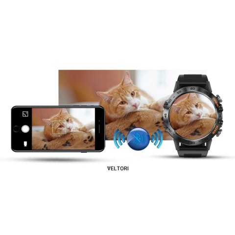 Smartwatch VELTORI VT120-1 Czarny Pasek Silikonowy VELTORI