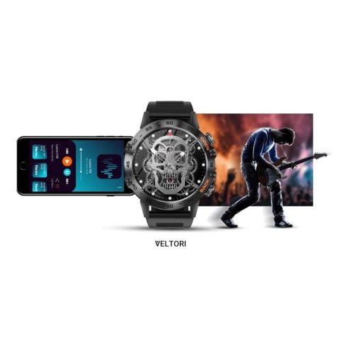 Smartwatch VELTORI VT120-1 Czarny Pasek Silikonowy VELTORI