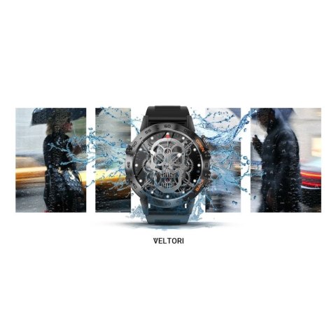 Smartwatch VELTORI VT120-1 Czarny Pasek Silikonowy VELTORI