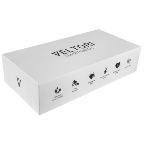Smartwatch VELTORI VT120-1 Czarny Pasek Silikonowy VELTORI