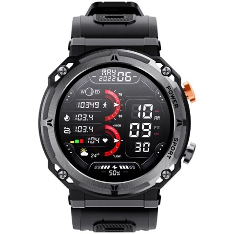Smartwatch VELTORI VT130-1 Czarny Pasek Silikonowy VELTORI