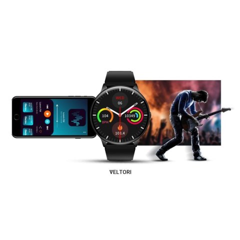 Smartwatch VELTORI VT160-1 Czarny Pasek Silikonowy VELTORI
