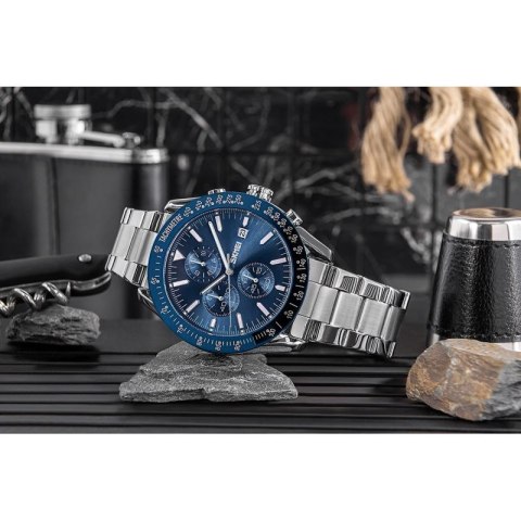 Zegarek Męski Skmei 9253SIBU + BOX Skmei