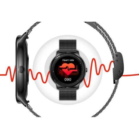 Smartwatch Damski RUBICON RNBE66 Black SMARUB124 RUBICON