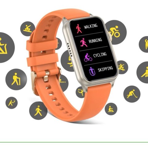 Smartwatch Damski RUBICON RNCF06 Black SMARUB215 RUBICON