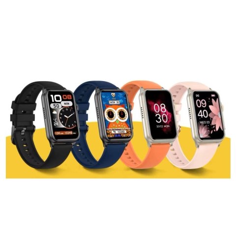 Smartwatch Damski RUBICON RNCF06 Black SMARUB215 RUBICON