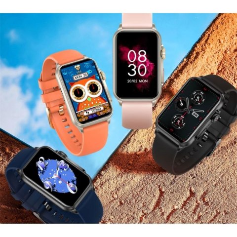 Smartwatch Damski RUBICON RNCF06 Black SMARUB222 RUBICON