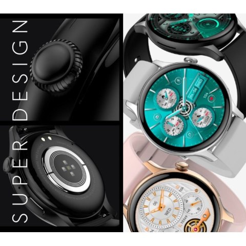 Smartwatch Damski RUBICON RNCF10 Silver/Grey SMARUB238 RUBICON