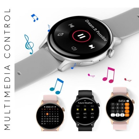 Smartwatch Damski RUBICON RNCF10 Silver/Grey SMARUB238 RUBICON