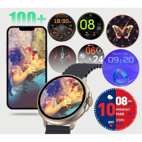 Smartwatch Damski RUBICON RNCF15 Tytan/Light Latte SMARUB260 RUBICON