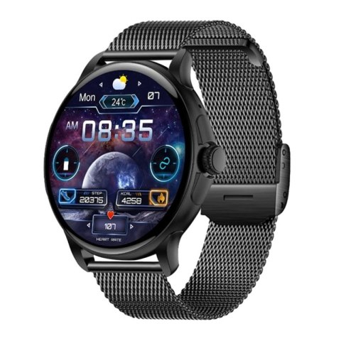 Smartwatch Damski Rubicon RNCF35 BLACK Bransoleta + Pasek RUBICON