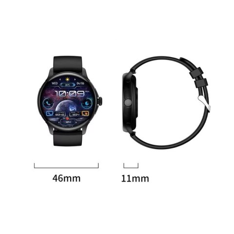 Smartwatch Damski Rubicon RNCF35 BLACK Bransoleta + Pasek RUBICON