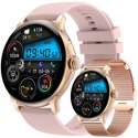 Smartwatch Damski Rubicon RNCF35 ROSE GOLD Bransoleta + Pasek Pink RUBICON