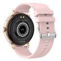 Smartwatch Damski Rubicon RNCF35 ROSE GOLD Bransoleta + Pasek Pink RUBICON