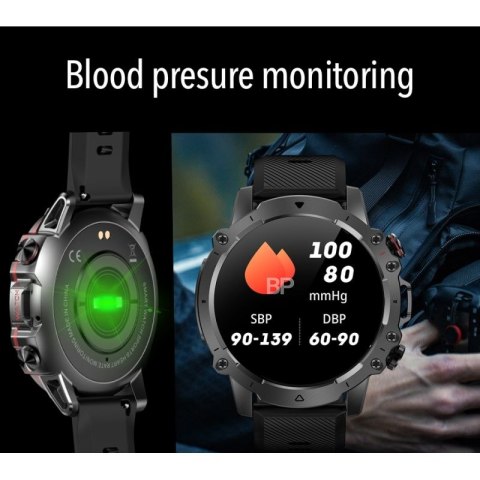 Smartwatch Męski Rubicon RNCF18-1 BLACK Bransoleta + Pasek RUBICON