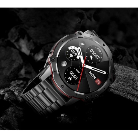 Smartwatch Męski Rubicon RNCF18-1 BLACK Bransoleta + Pasek RUBICON