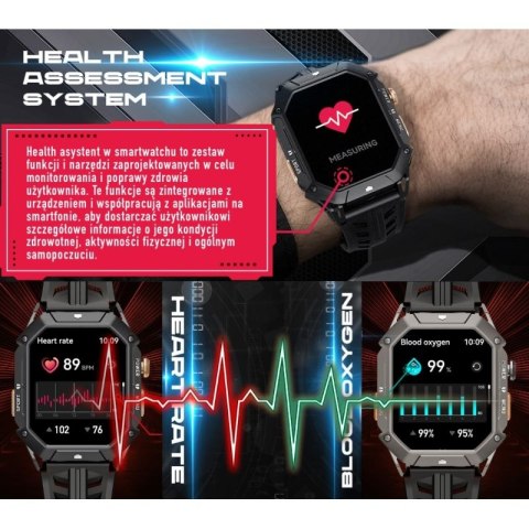 Smartwatch Męski Rubicon RNCF24-2 GREY RUBICON