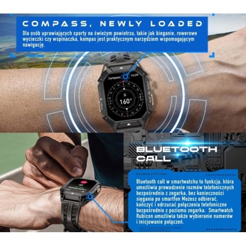 Smartwatch Męski Rubicon RNCF24-2 GREY RUBICON