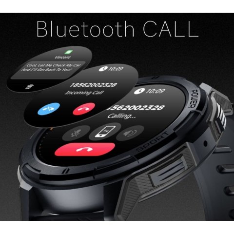 Smartwatch Męski Rubicon RNCF26-1 BLACK RUBICON