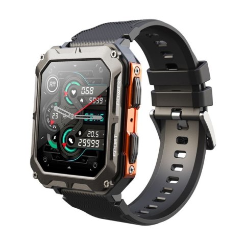 Smartwatch Męski Rubicon RNCF27 BLACK/ORANGE RUBICON