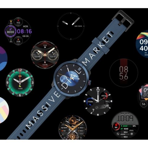 Smartwatch RUBICON RNCF14 Silver/White SMARUB252 RUBICON