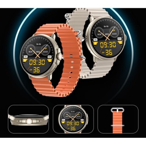 Smartwatch RUBICON RNCF15 Tytan/Black SMARUB259 RUBICON