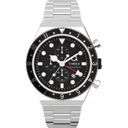 Zegarek Męski TIMEX Q Timex 3-Time Zone Chronograph TW2V69800 + BOX Timex
