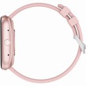 Smartwatch Damski GRAVITY GT18-1 Różowy Pasek Silikonowy + Czarny Pasek Gravity