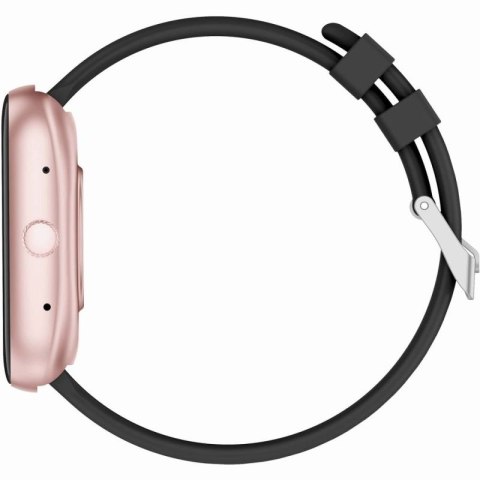 Smartwatch Damski GRAVITY GT18-1 Różowy Pasek Silikonowy + Czarny Pasek Gravity