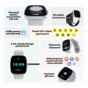 Smartwatch Męski GRAVITY GT18-4 Pomarańczowy Pasek Silikonowy + Czarny Pasek Gravity