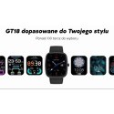 Smartwatch Męski GRAVITY GT18-4 Pomarańczowy Pasek Silikonowy + Czarny Pasek Gravity