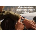 Smartwatch Męski GRAVITY GT18-4 Pomarańczowy Pasek Silikonowy + Czarny Pasek Gravity