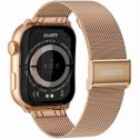 Smartwatch Damski GRAVITY GT28-6 Pasek + Bransoleta Różowe złoto Różowy Gravity