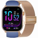 Smartwatch Damski GRAVITY GT28-8 Pasek + Bransoleta Różowe złoto Granatowy Gravity
