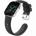 Smartwatch Damski GRAVITY GT28-9 Pasek + Bransoleta Czarno Srebrny Gravity