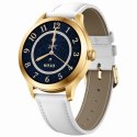 Smartwatch Gravity Biało Złoty 2 Paski GT25-2 PRO Gravity